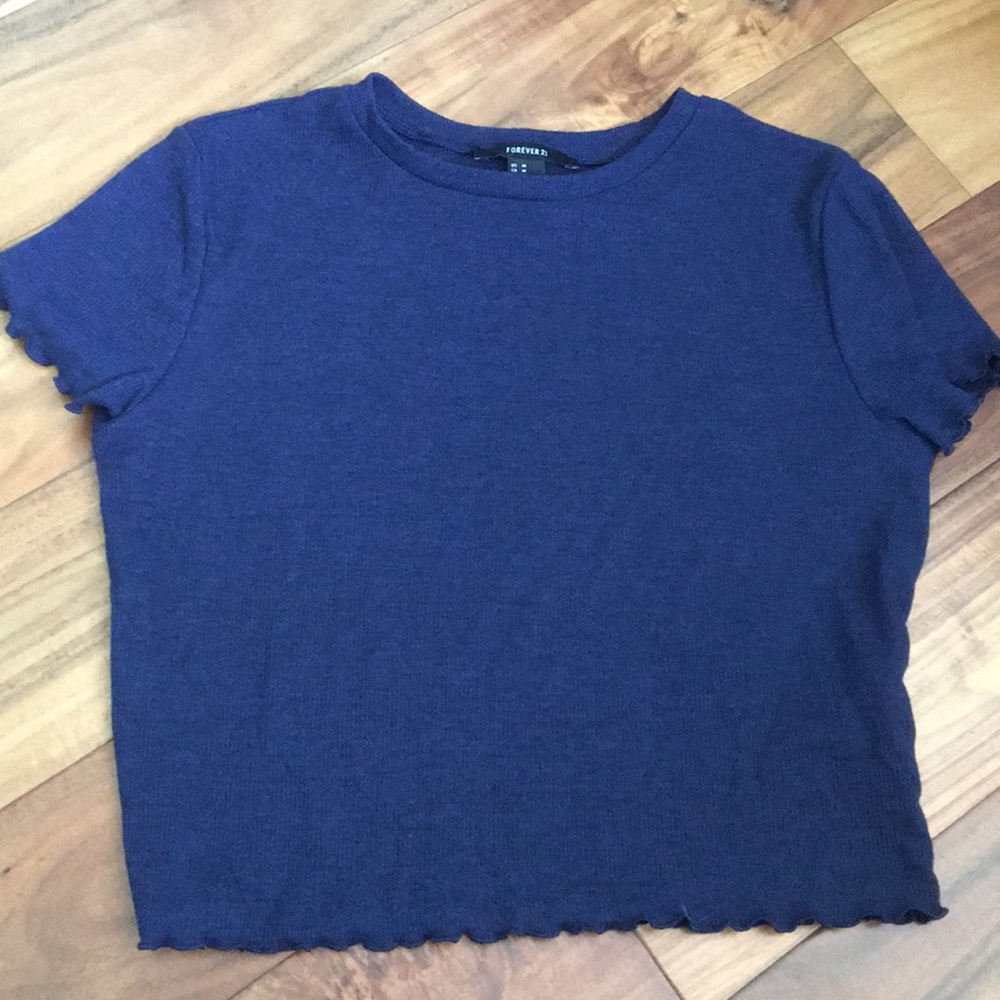 navy blue t-shirt